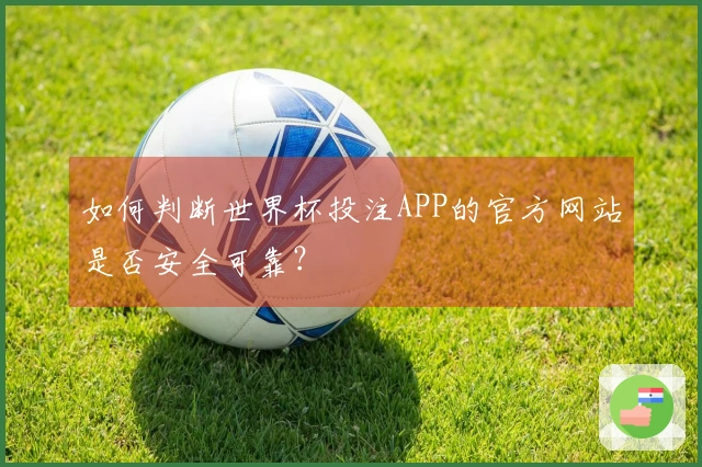 如何判断世界杯投注APP的官方网站是否安全可靠？